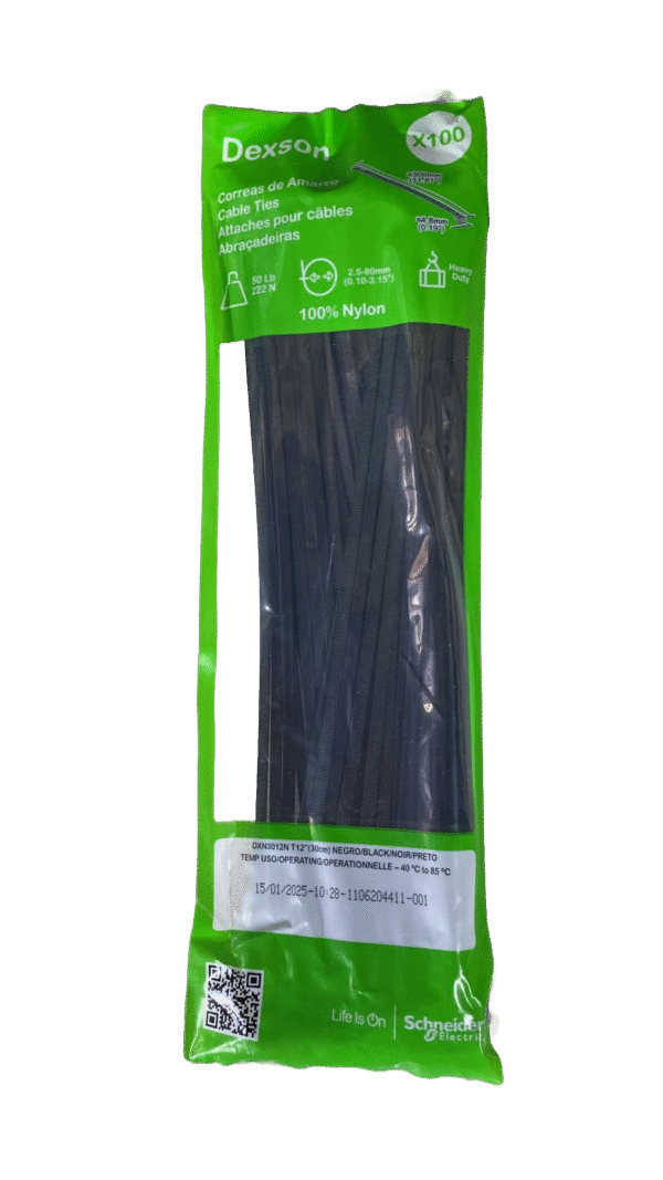 correa de amarre dexson 30cm paquete por 100