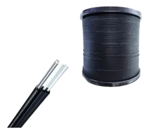 Fibra Drop 1 Hilo Con Mensajero De Acero X 1 Km